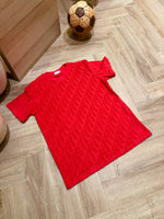 Dior RedSuede Tshirt