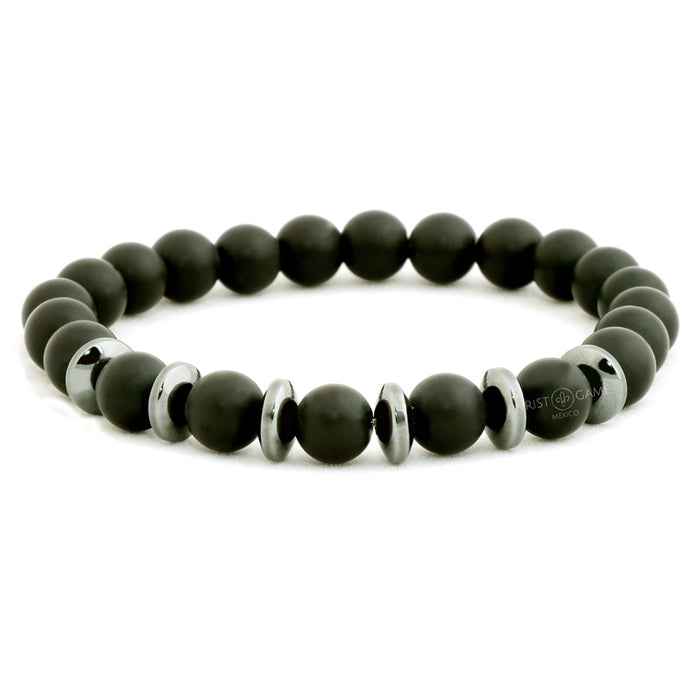 HEMATITE & ONIX BRACELET