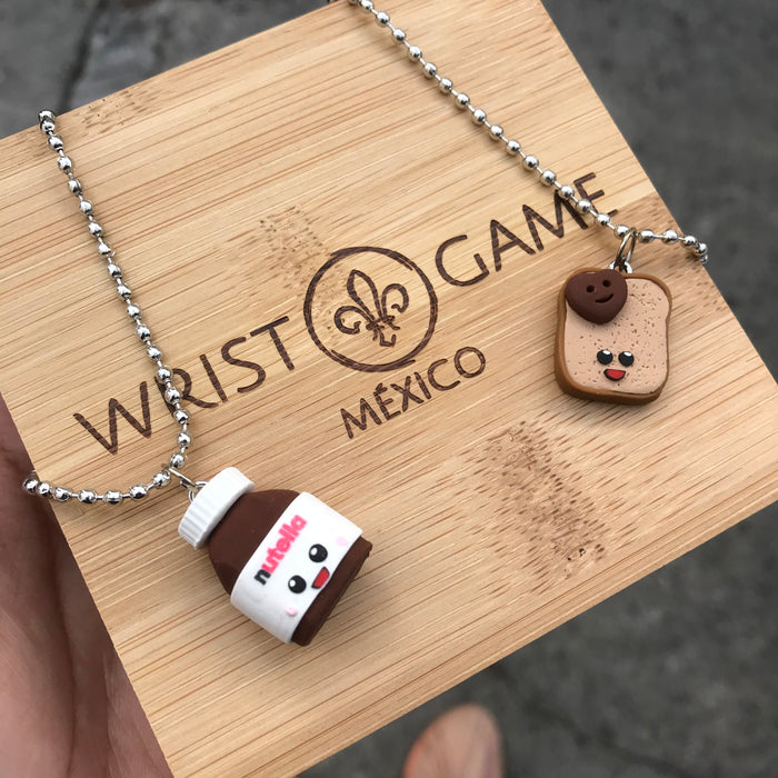 NUTELLA COUPLE NECKLACE