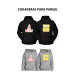 SUDADERAS PARA PAREJA BOB Y PAT